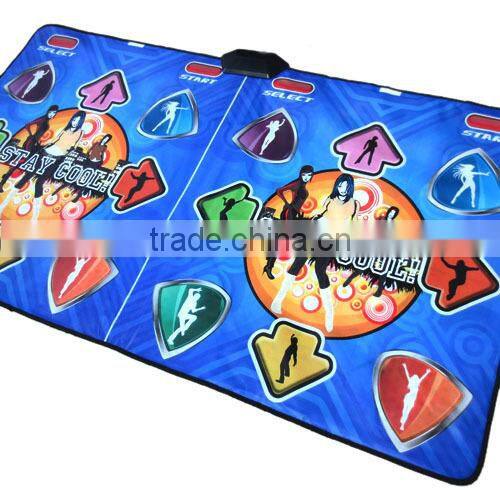 32 Bit Wireless Double Dance Mat For TV and PC With Gamepads