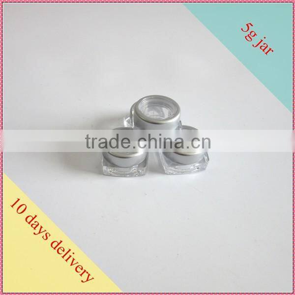 cosmetic plastic cream ps cream jar 5g 10g