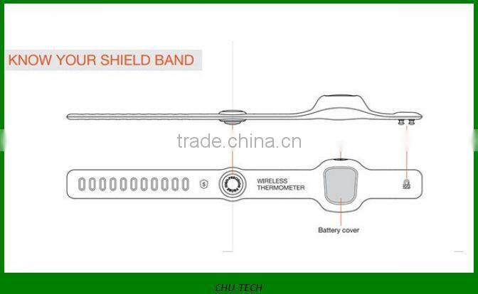 gel strip light auto smart watch thermometer for baby