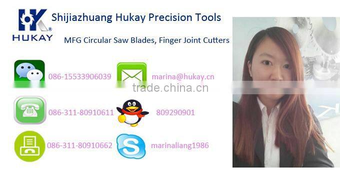 carbide finger joint cutter with 2 teeth for rubber wood cutting