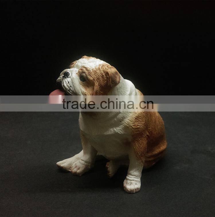 custom simulate French bull dog toy figures,OEM,ODM statues
