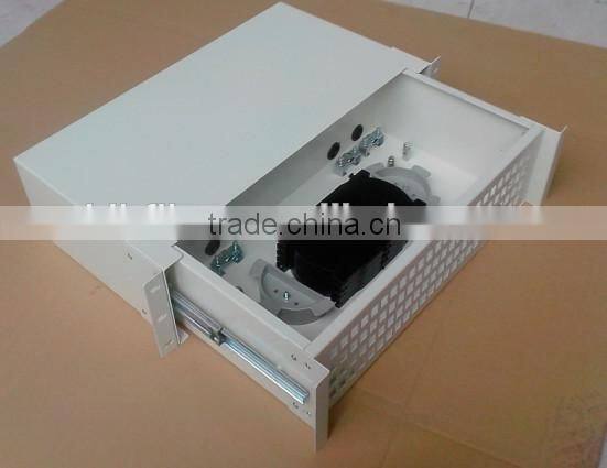 High performance 1u/2u/3u 96 port fiber optic patch panel