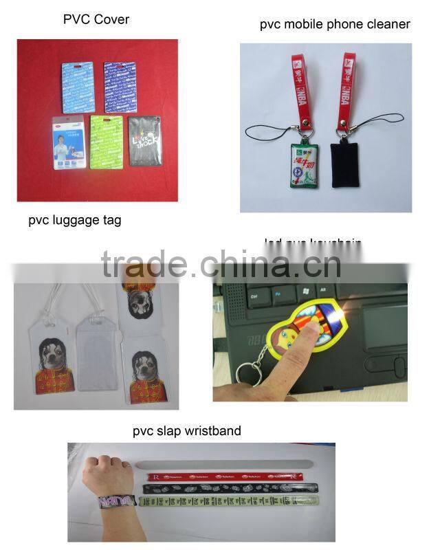 good advertising bottle shape plastic led keychain, pvc led keyring,flashlight key chain
