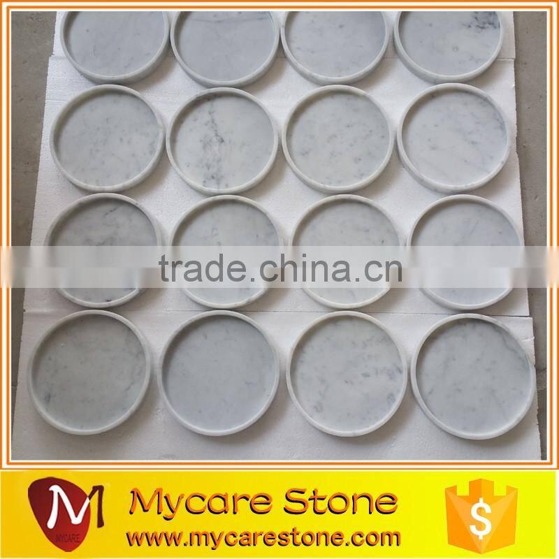 30x16x3cm honed natural nero marquina black marble tray