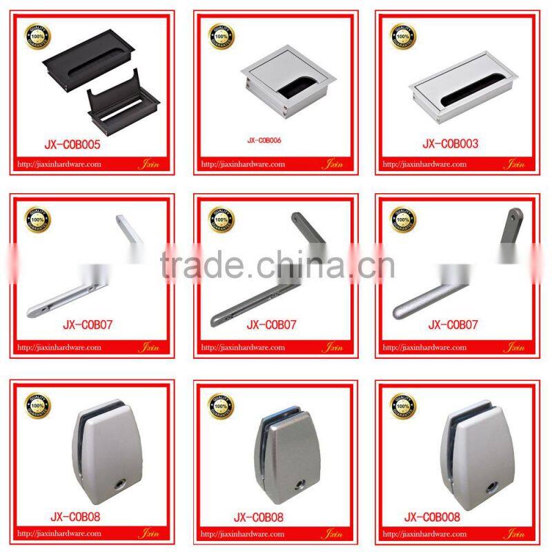 Double edge aluminum office partition clip