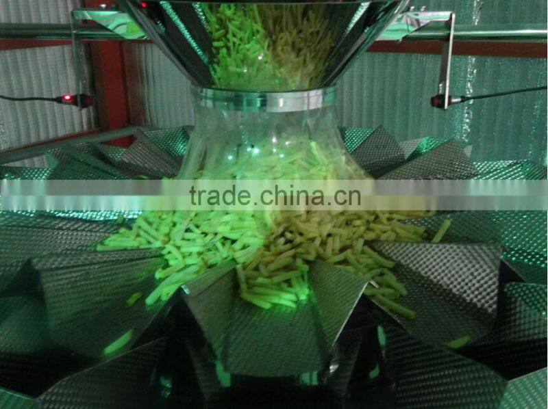 Hot sale high quality frozen french fries produciton line/potato chips production line