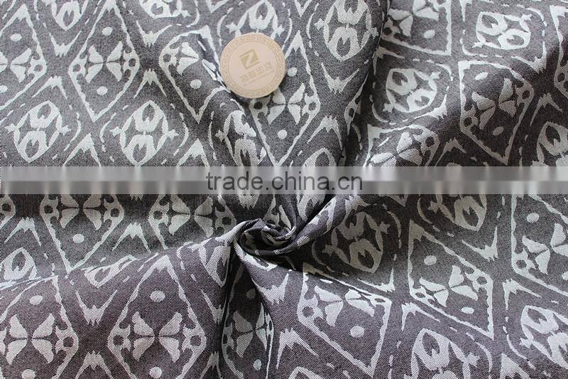 jean elastic jacquard fabric