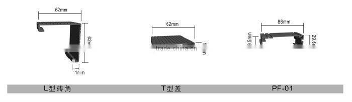 Corner column for Office Partition Wall