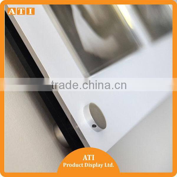 Hot sale 4 x 6 Acrylic Sign Holder with Slant Back Design Clear