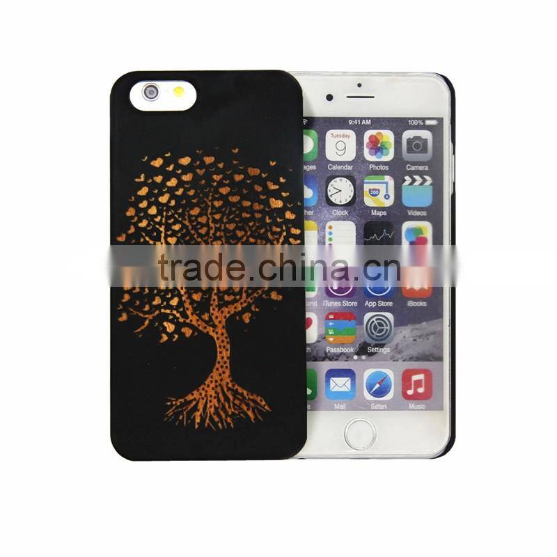 New Style Inkjet Wooden for Iphone 6 Case Raised Phone Case for Iphone6 and for Iphone 6s Plus Case