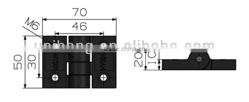 Plastic Small Hinges PS28