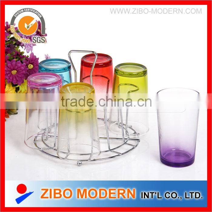 Wholesale Beautiful Colored Drinking Glass Set