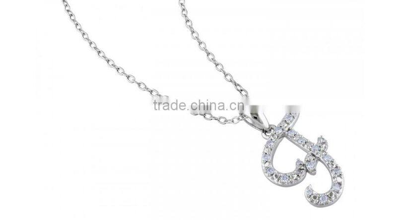 New designed initial letter jewelry fashion alphabet letter p pendant jewelry