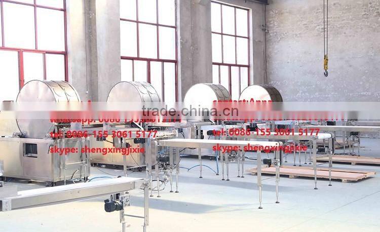 automatic crepe machine/crepes making machinery/spring roll sheets machine/samosa pastry machine ( real factory not trader)