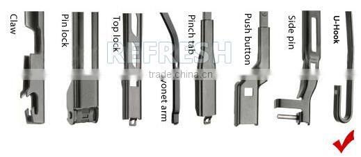 Aero windscreen wipers Flat wiper blades