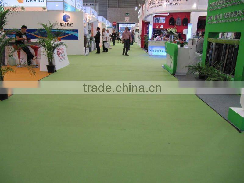 Needle Punched Nonwoven Plain Surface Exhibition Carpet