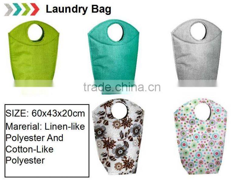 like-linen fabric hanging handbag ,storage basket