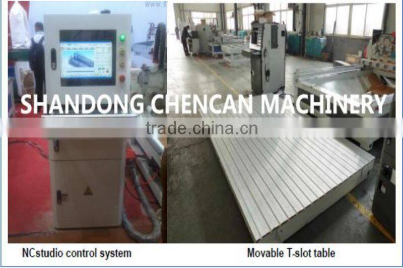 High precision! multi spindle rotary cnc router for wood