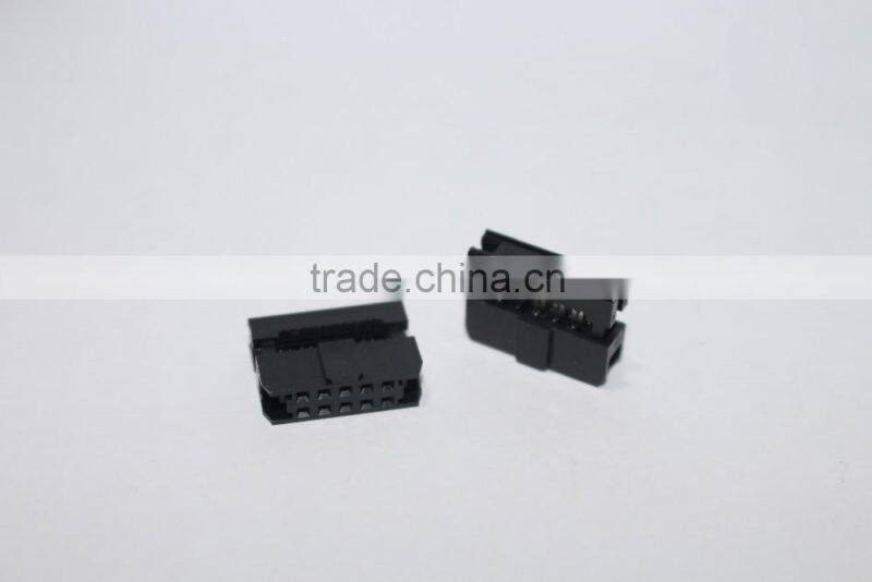 IDC Connector 2.0mm flat cable black 10pin