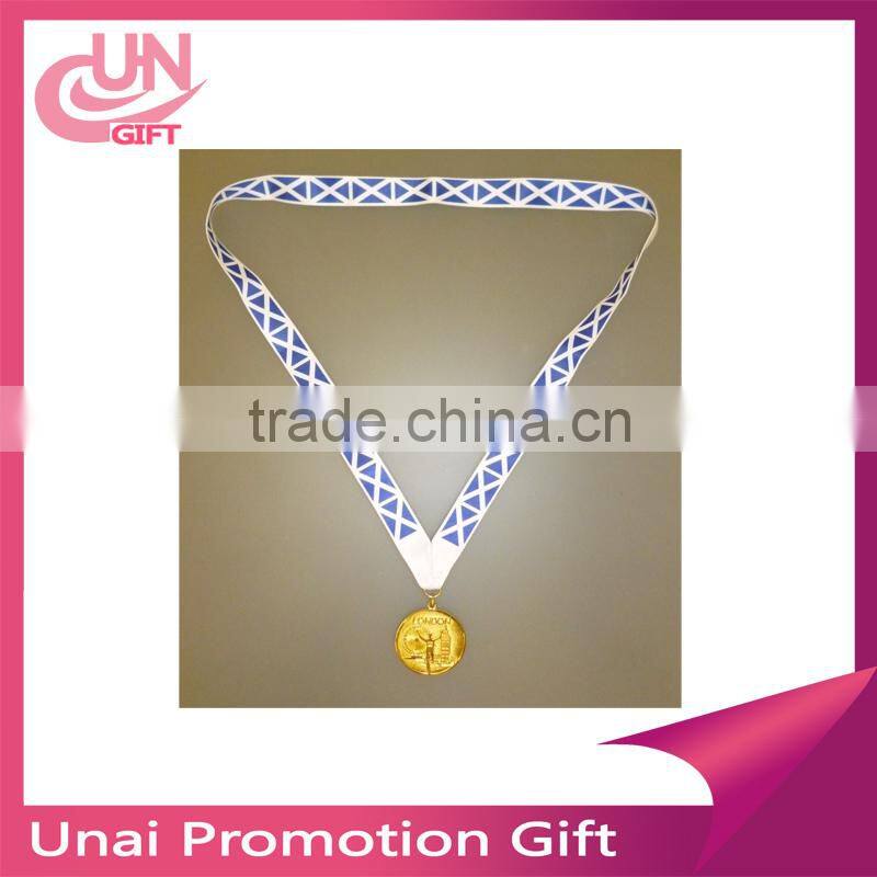 Ireland Winners Gold Medal With Irish Flag Lanyard