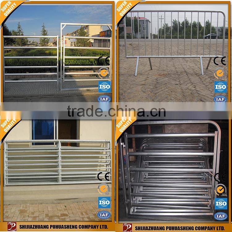 Wholesale galvanized cattle sheet metal fence panel