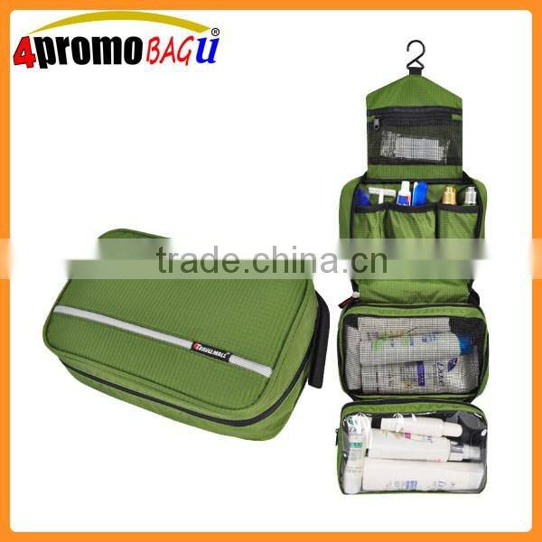 Well promotion New Design Custom Hanging Foldable Toiletry Bag