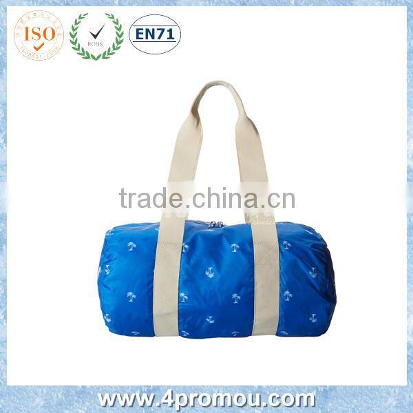 Trees printing Packable Duffle bag