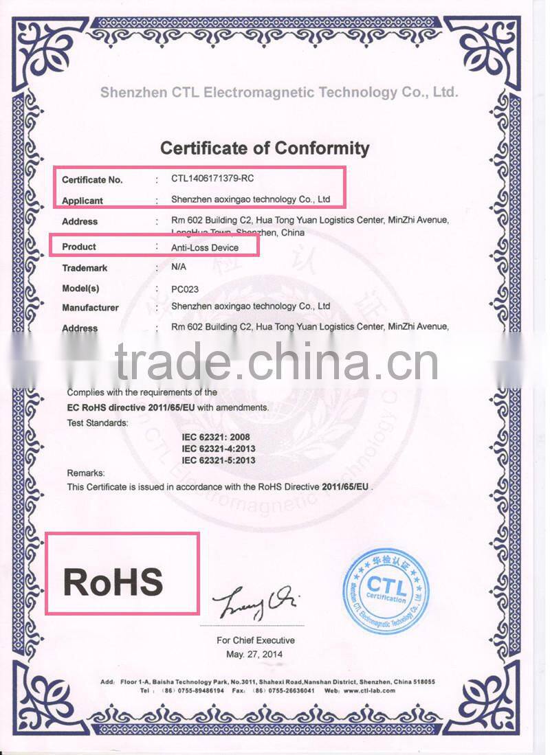 Axaet ibeacon bluetooth beacon oem TI CC2541 ibeacon for IOS and Android