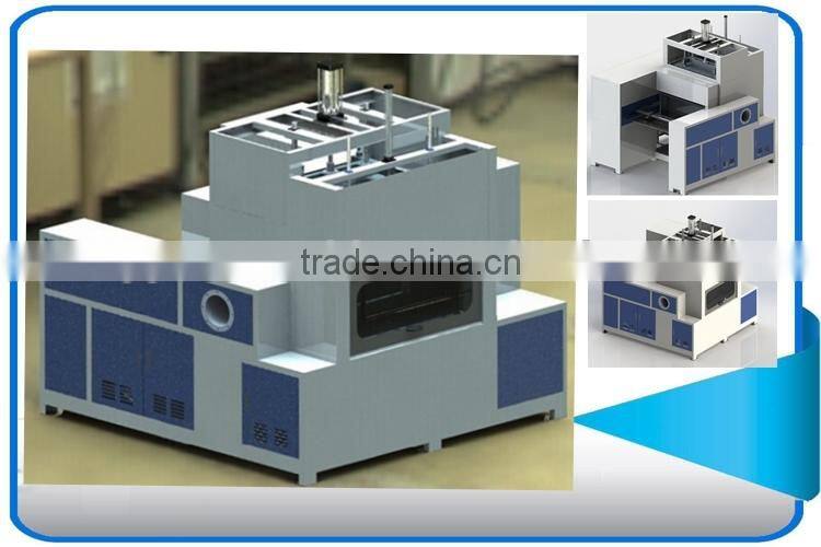 4 Platens Rotating Pulp Molding Machine for Shoe Stretcher