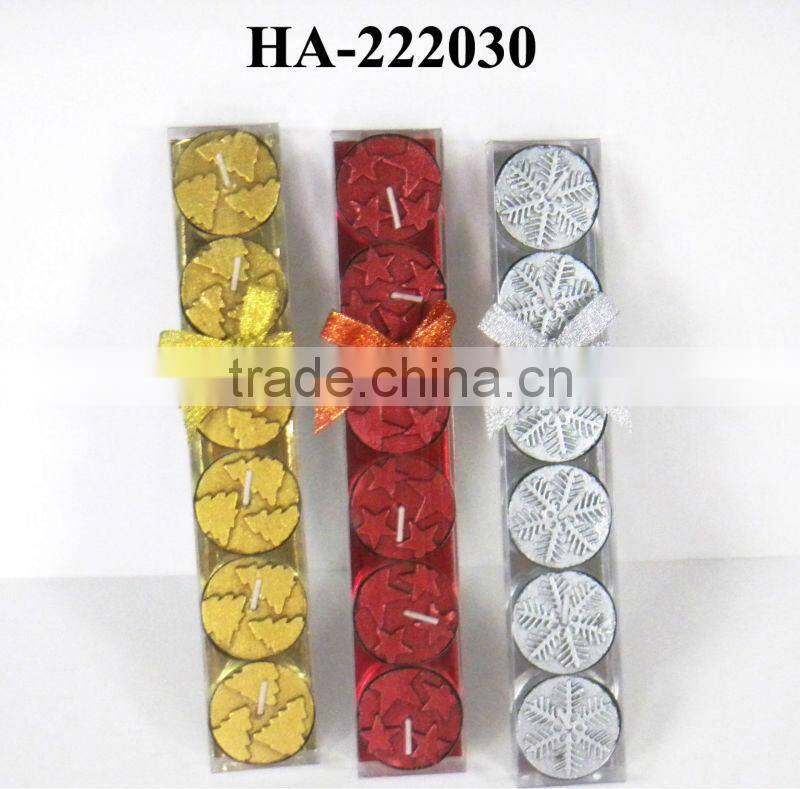 christmas tree tealight and incense with incense holder set