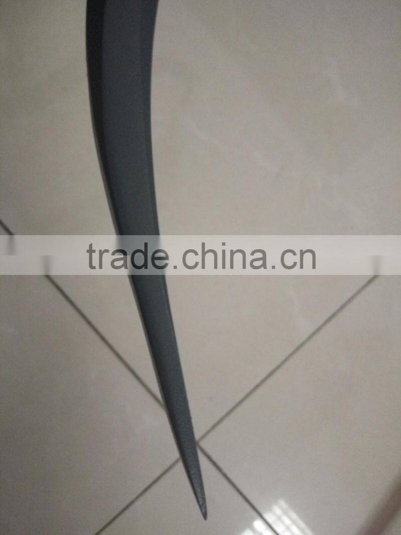 W-05 50 CrV drop forged /whole heat treatment wrecking bar/wood tip