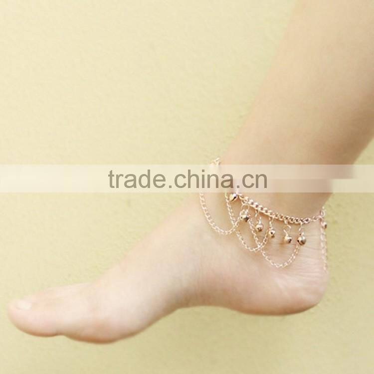 Shoe chain small bell barefoot sandals foot chain
