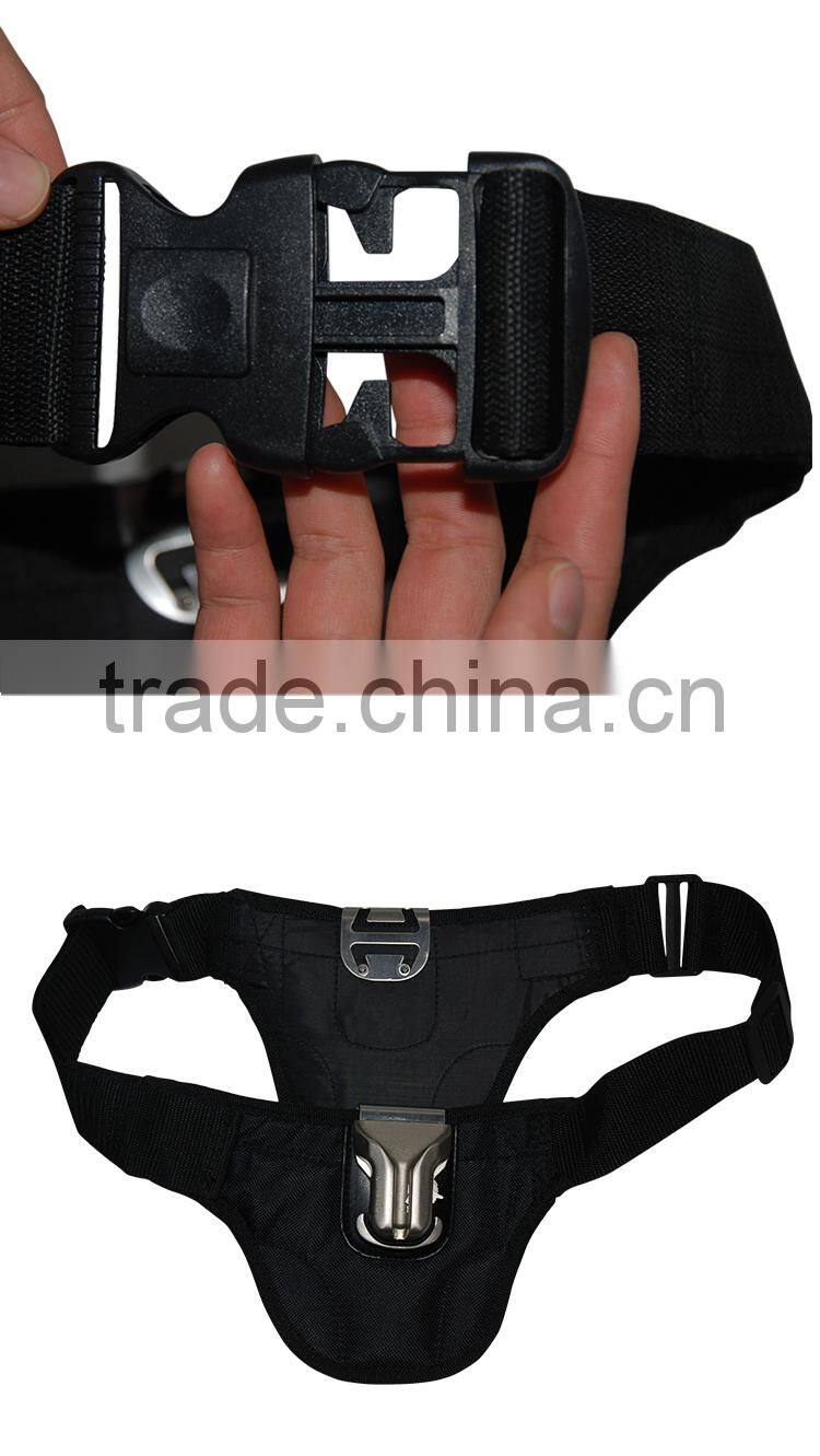 Camera belt holster waist double belt mount button buckle for DSLR camera