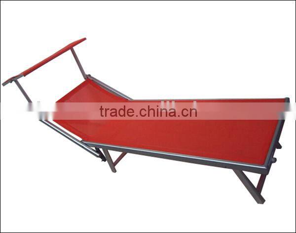 Blue color confortable beach chair