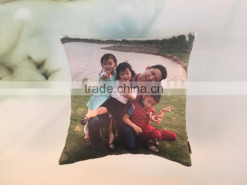 Latest design cushion cover with clearly photo printed