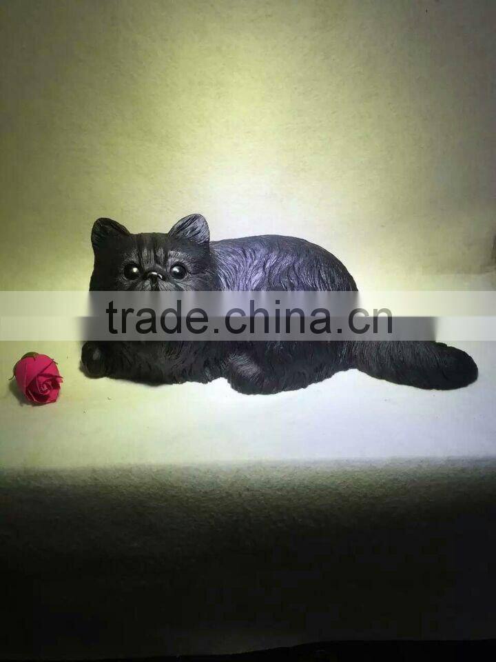 Hot wholesale obsidian cute cat crystal for decoration