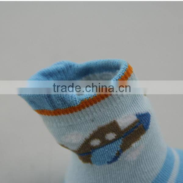 GSB-56 Wholesale custom high quality 100% organic cotton plain fancy baby socks