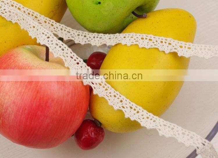 1cm beige wide white elastic curtain lace trimming 100201