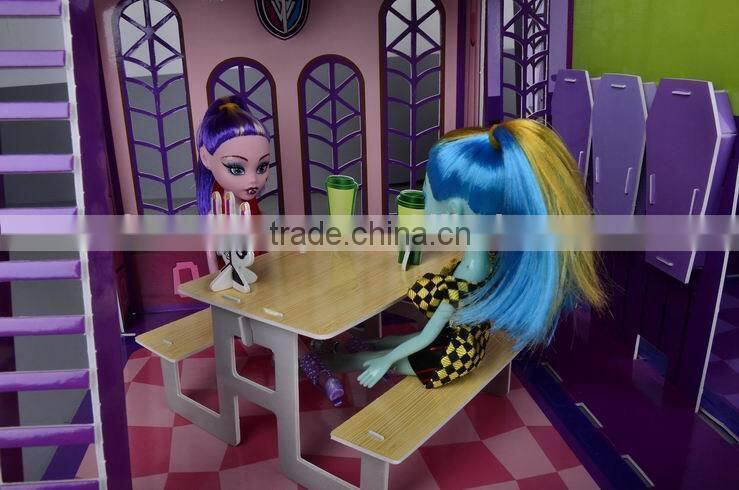 Russian 3D Puzzle child toys 3D DIY house