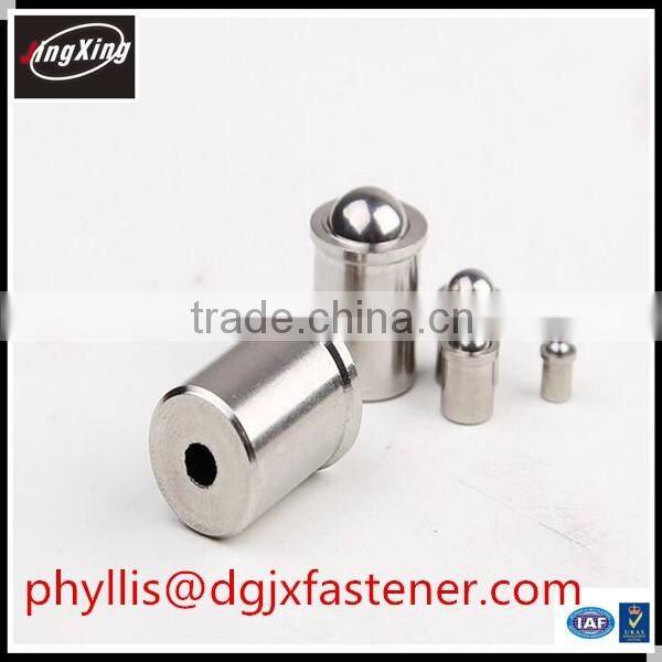 Ball Spring Plungers,CNC brass ball plunger,Flanged ball plunger