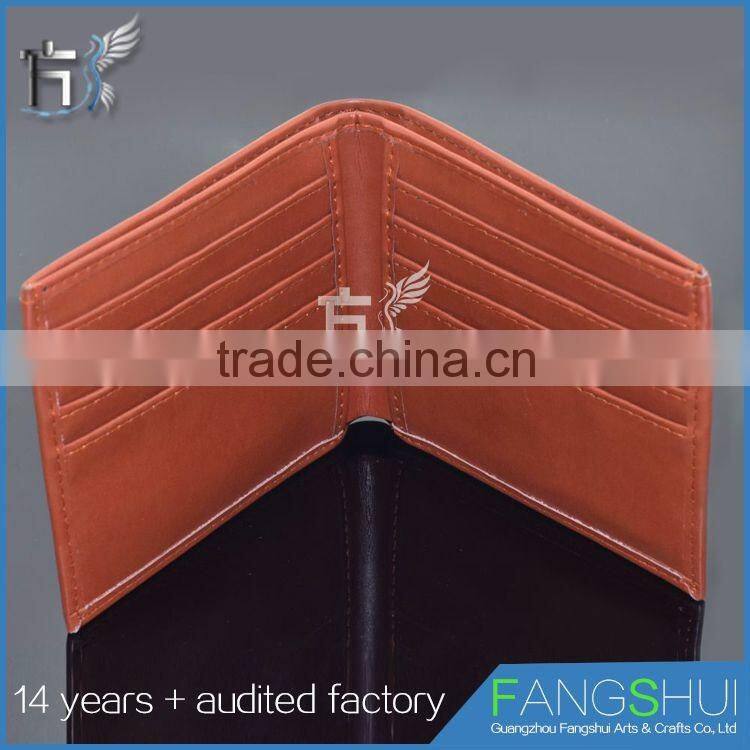 custom money clip wallet leather for man bussiness