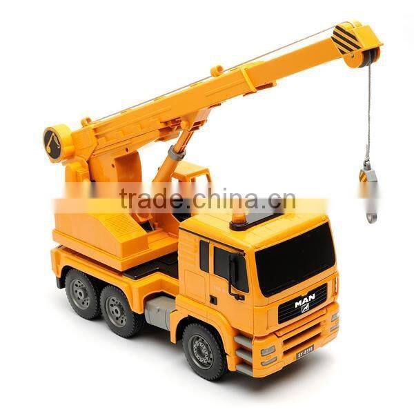 electronic crane plastic car toys for kid/custom Eco-friendly children educational pvc vehicle toy/custom pvc toy China supplier
