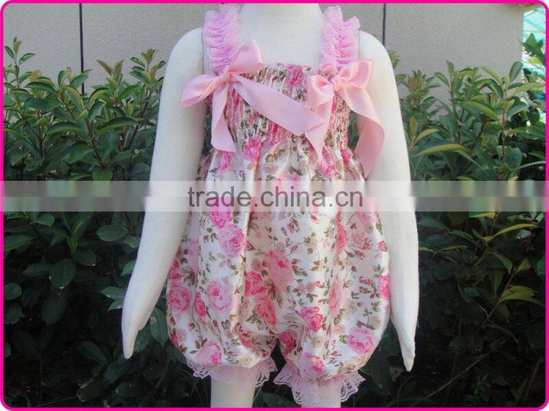 Baby Wholesale Satin Petti Bubble Knickers Princess Romper Red With White Polka Dots Satin Romper Kids Petti Romper