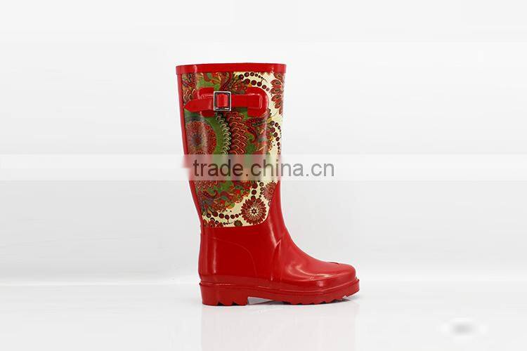 Made in china Customised designs the owl rain boots