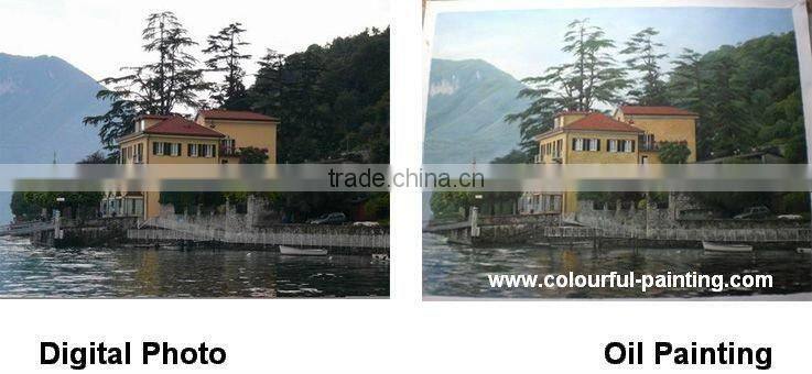 Custom realistic portrait oil painting from photo