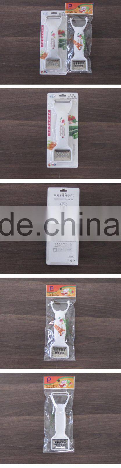Plastic printing handle antdeal Vegetable Potato Peeler Parer Julienne Cutter Slicer Stainless Steel Blade Hot New fashional P08