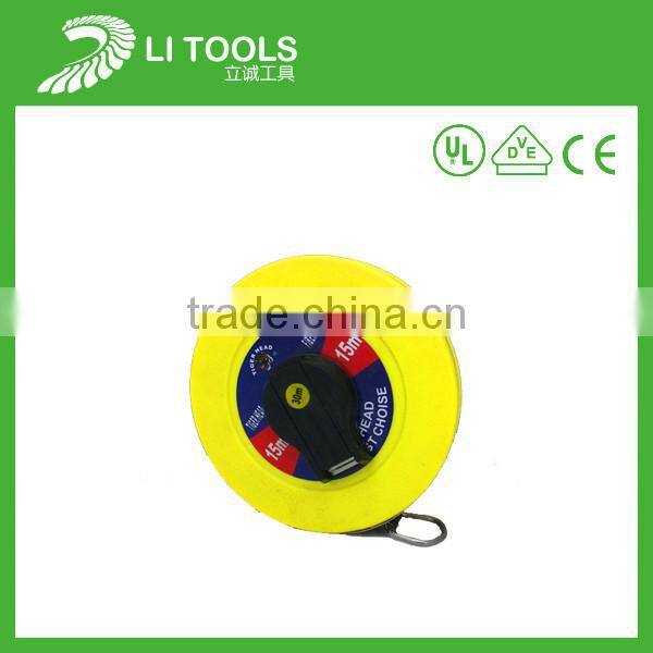 50m engineering retractable fiberglass measuring tape