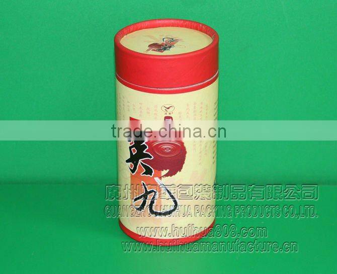 round kraft paper t-shirt packaging boxes / tube