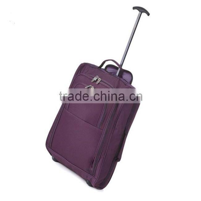 21 Inch carry on wheeled travel laptop bag trolley