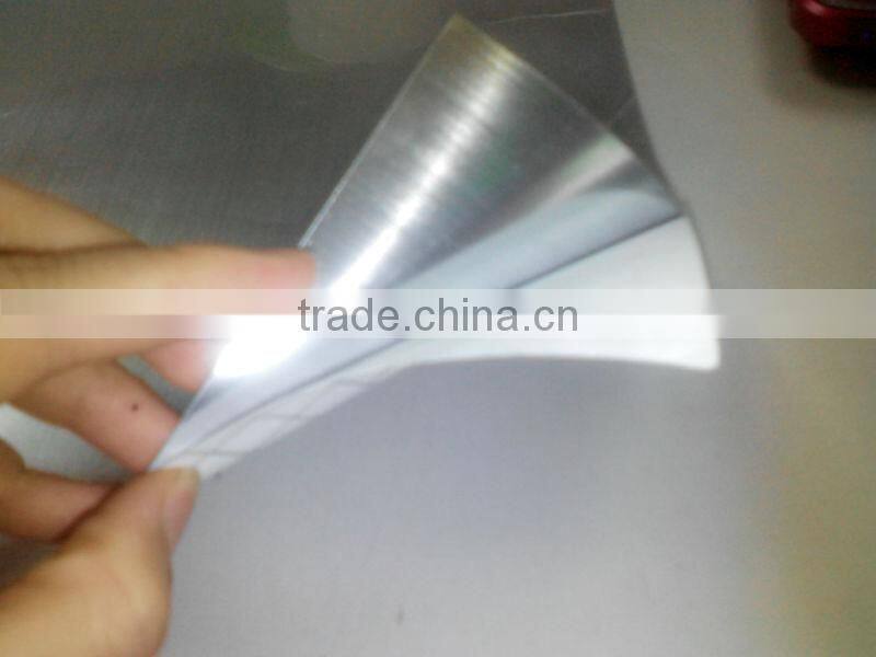 metallized Self adhesive cold laminated film for decoration